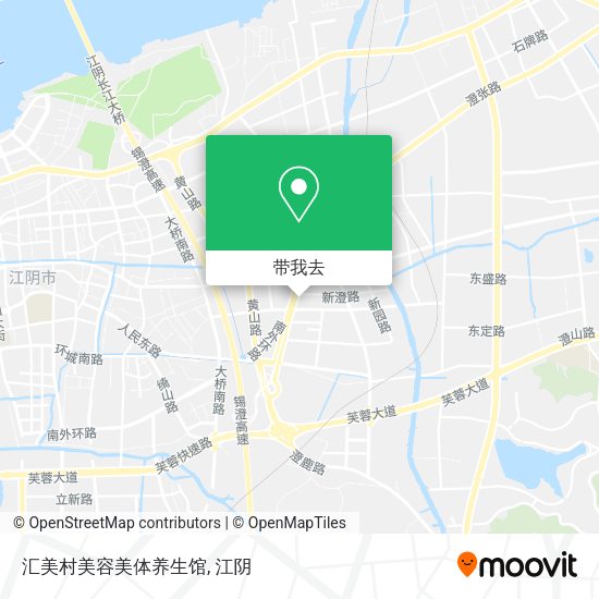 汇美村美容美体养生馆地图