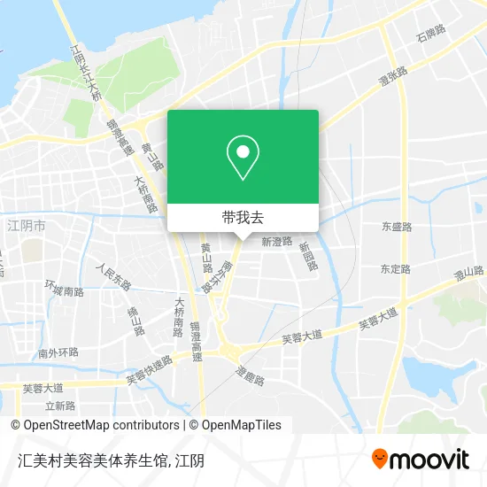 汇美村美容美体养生馆地图