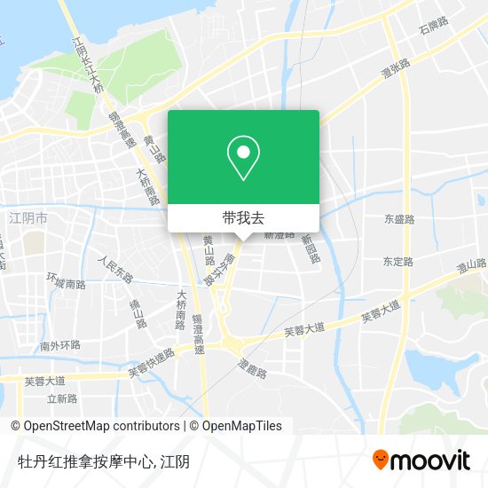牡丹红推拿按摩中心地图