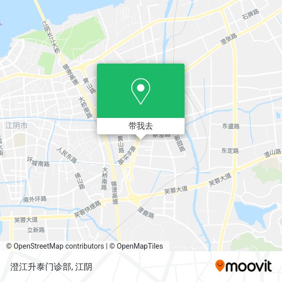 澄江升泰门诊部地图