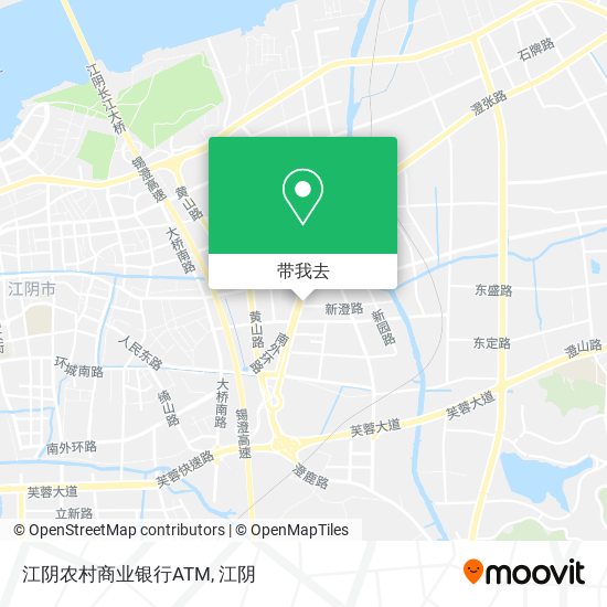 江阴农村商业银行ATM地图