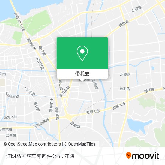 江阴马可客车零部件公司地图