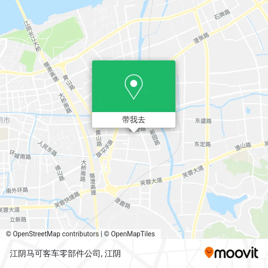 江阴马可客车零部件公司地图