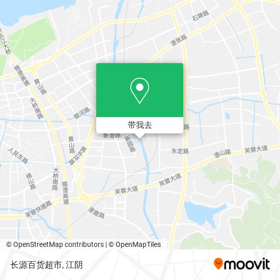 长源百货超市地图