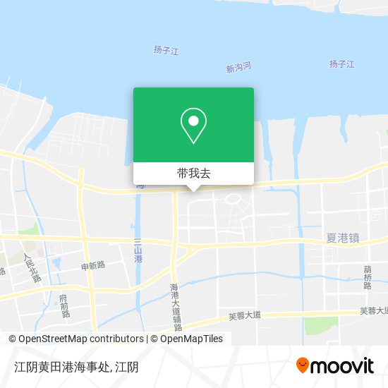江阴黄田港海事处地图
