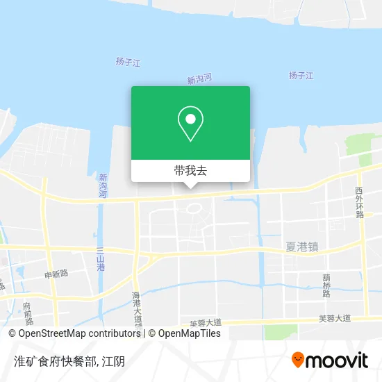 淮矿食府快餐部地图