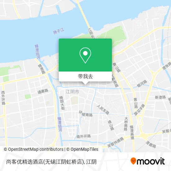 尚客优精选酒店(无锡江阴虹桥店)地图