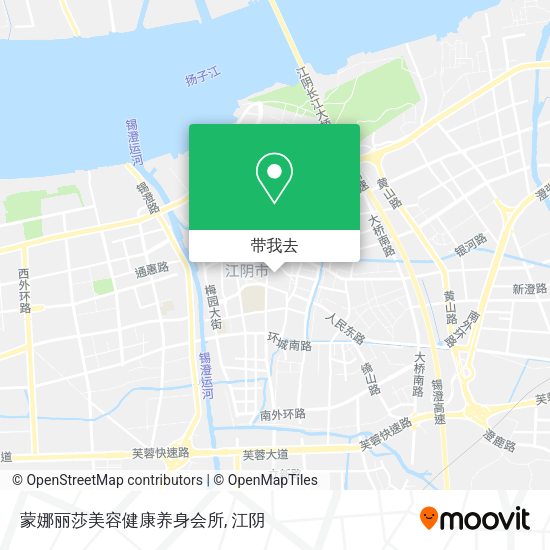 蒙娜丽莎美容健康养身会所地图
