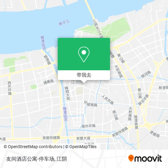 友间酒店公寓-停车场地图
