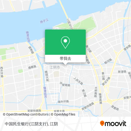 中国民生银行(江阴支行)地图