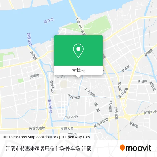 江阴市特惠来家居用品市场-停车场地图