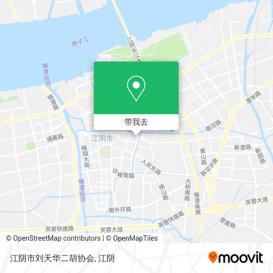 江阴市刘天华二胡协会地图