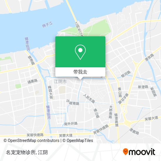 名宠宠物诊所地图