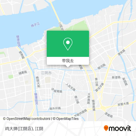 鸡大牌(江阴店)地图