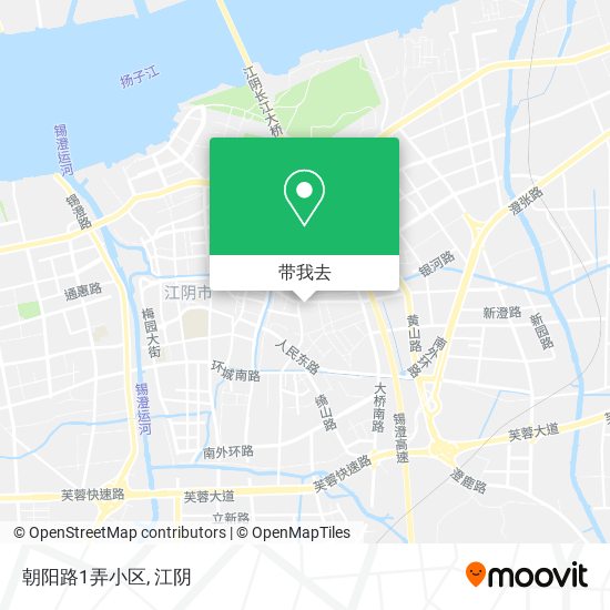 朝阳路1弄小区地图
