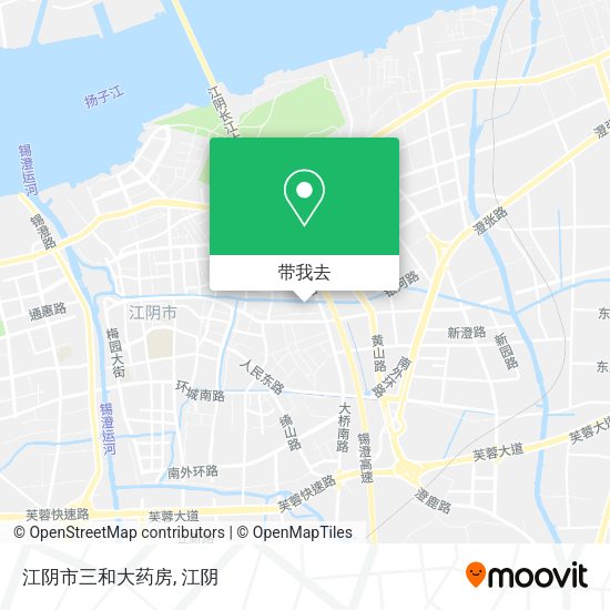 江阴市三和大药房地图