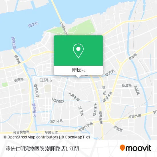 谛依仁明宠物医院(朝阳路店)地图