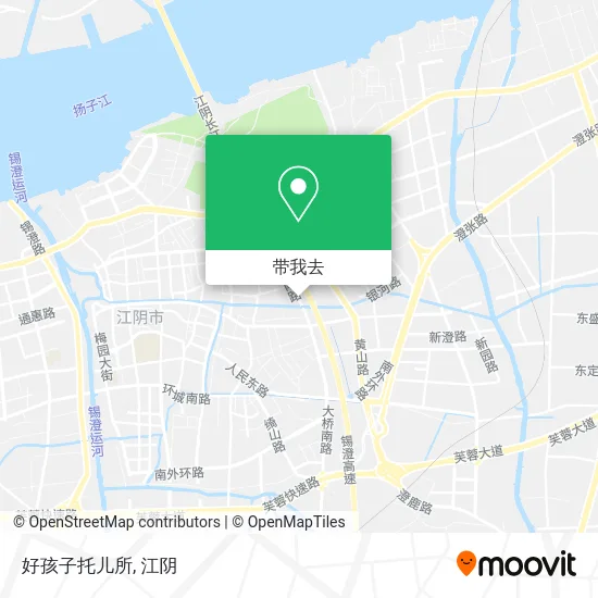 好孩子托儿所地图