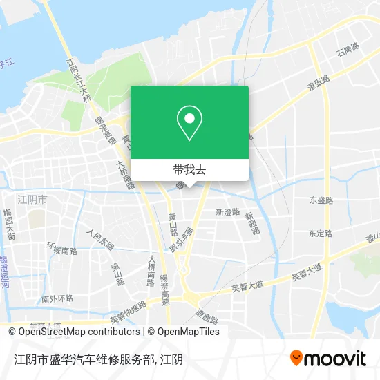 江阴市盛华汽车维修服务部地图
