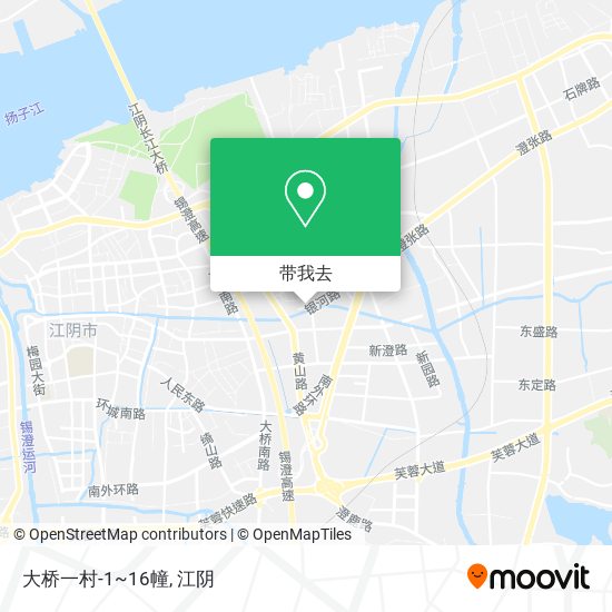 大桥一村-1~16幢地图