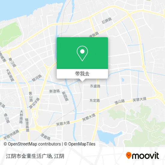 江阴市金童生活广场地图