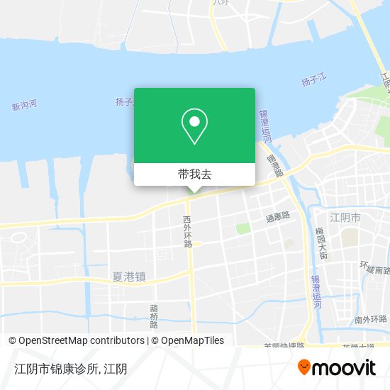 江阴市锦康诊所地图
