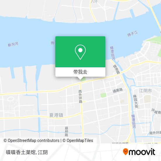 碟碟香土菜馆地图