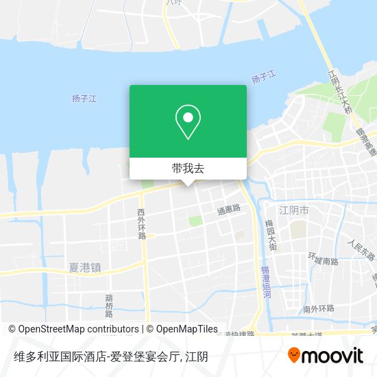 维多利亚国际酒店-爱登堡宴会厅地图