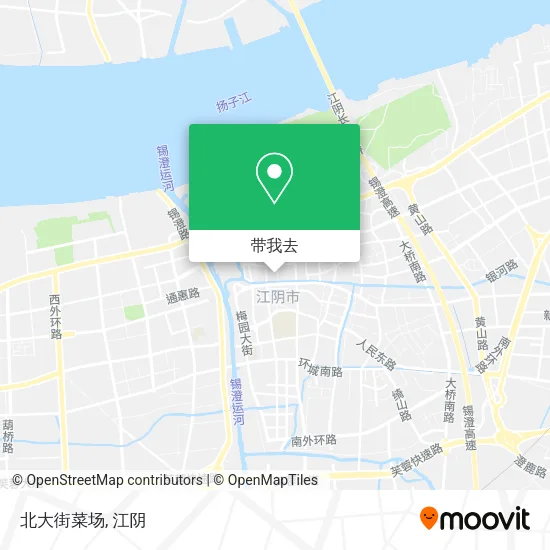 北大街菜场地图