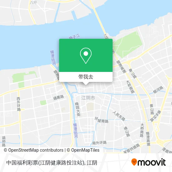 中国福利彩票(江阴健康路投注站)地图