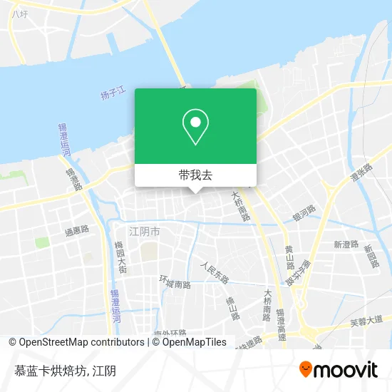 慕蓝卡烘焙坊地图
