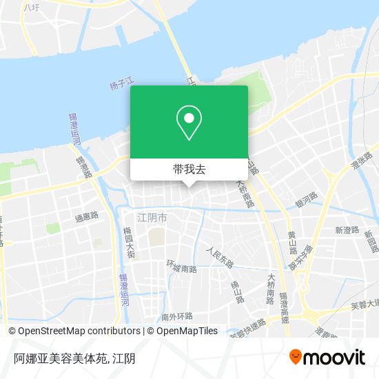 阿娜亚美容美体苑地图