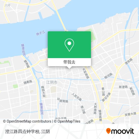 澄江路四点钟学校地图