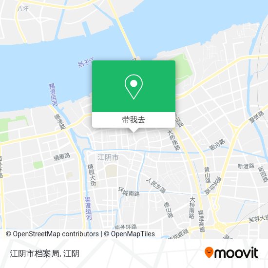 江阴市档案局地图