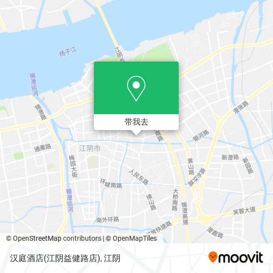 汉庭酒店(江阴益健路店)地图