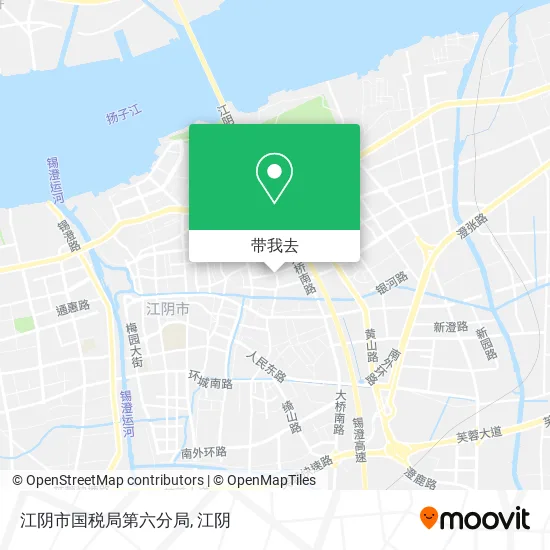 江阴市国税局第六分局地图