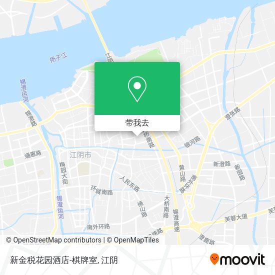 新金税花园酒店-棋牌室地图