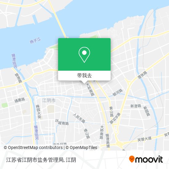 江苏省江阴市盐务管理局地图