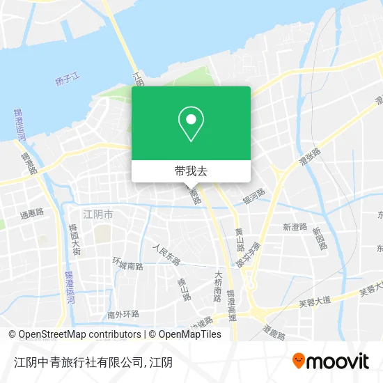 江阴中青旅行社有限公司地图