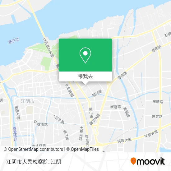 江阴市人民检察院地图