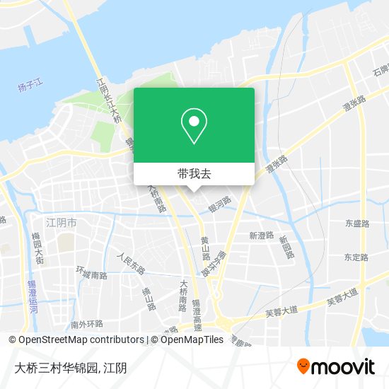 大桥三村华锦园地图