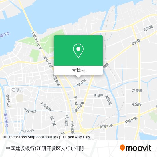 中国建设银行(江阴开发区支行)地图
