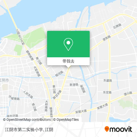江阴市第二实验小学地图