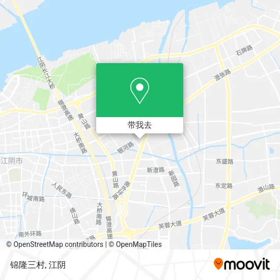 锦隆三村地图