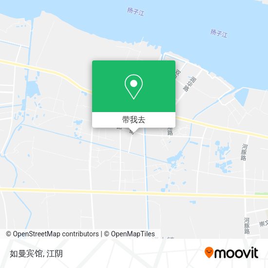 如曼宾馆地图