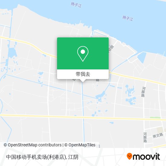 中国移动手机卖场(利港店)地图