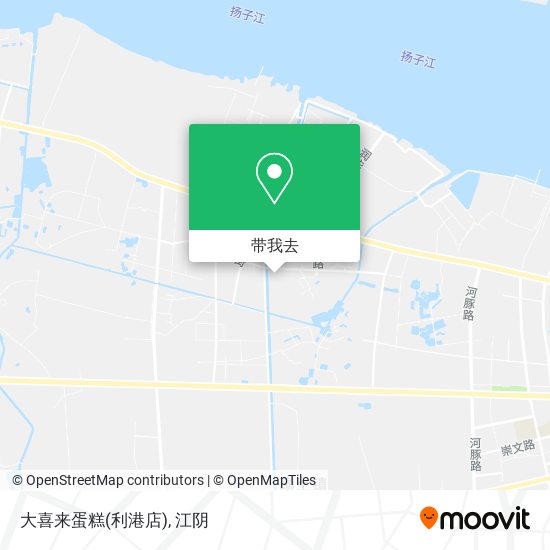 大喜来蛋糕(利港店)地图