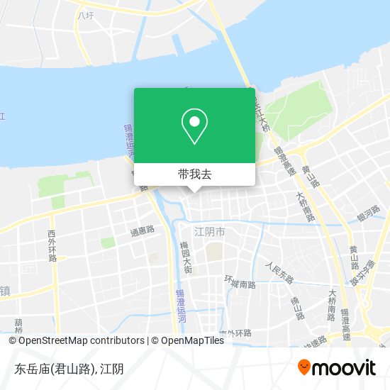 东岳庙(君山路)地图