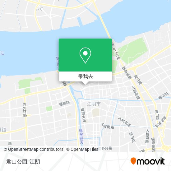 君山公园地图