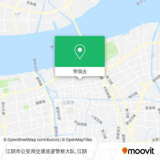 江阴市公安局交通巡逻警察大队地图